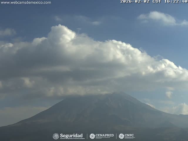 Volcán Popocatepetl Volcano from Centro Altzomoni - San Rafael,  Estado de México, Mexico