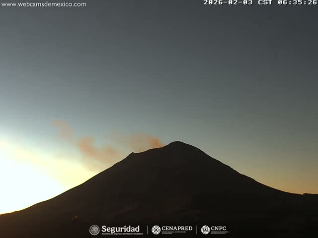 Volcán Popocatepetl Volcano from Centro Altzomoni - San Rafael,  Estado de México, Mexico