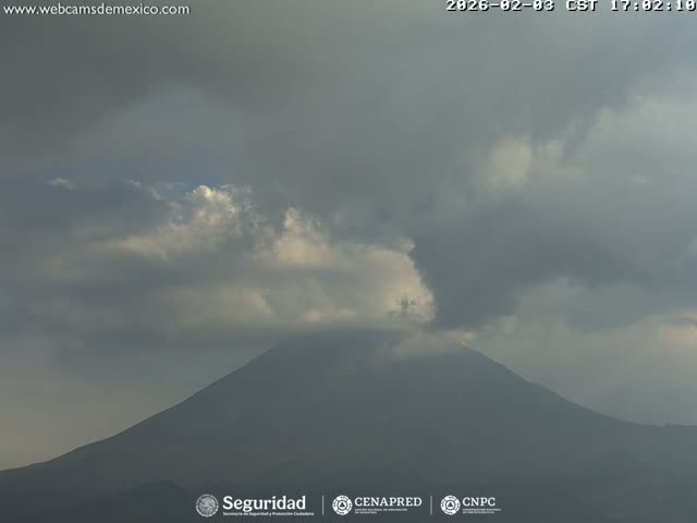 Volcán Popocatepetl Volcano from Centro Altzomoni - San Rafael,  Estado de México, Mexico