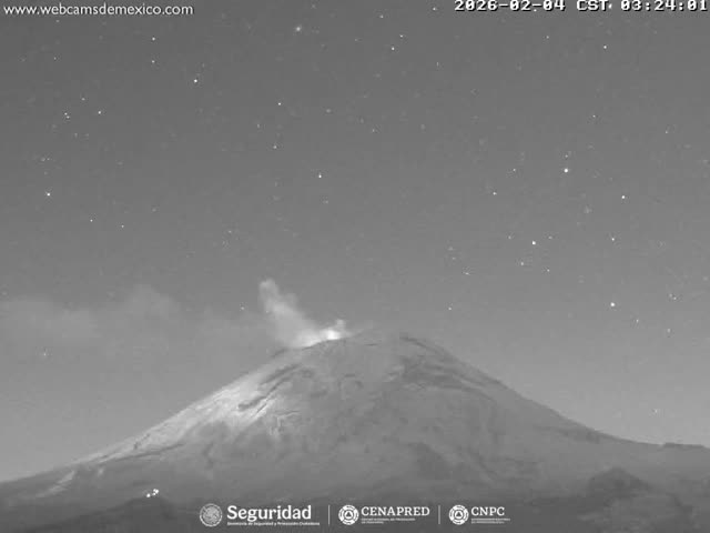 Volcán Popocatepetl Volcano from Centro Altzomoni - San Rafael,  Estado de México, Mexico