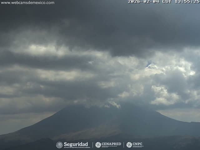 Volcán Popocatepetl Volcano from Centro Altzomoni - San Rafael,  Estado de México, Mexico
