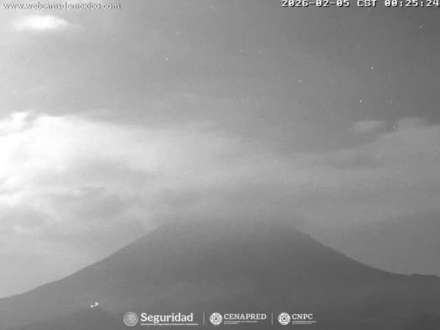 Volcán Popocatepetl Volcano from Centro Altzomoni - San Rafael,  Estado de México, Mexico