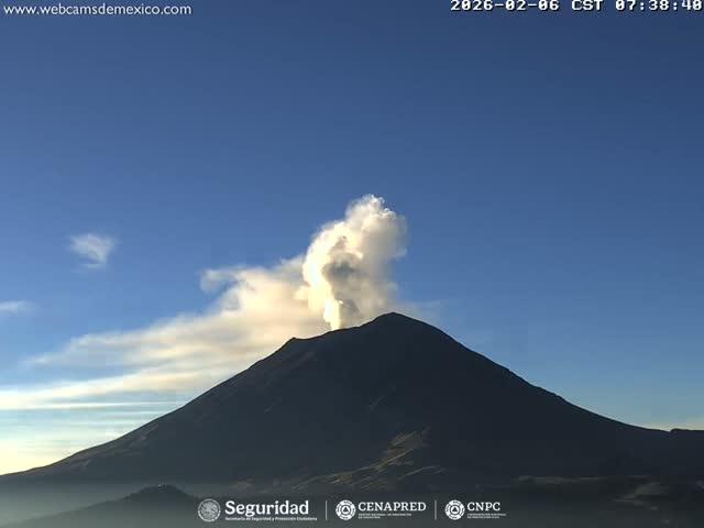 Volcán Popocatepetl Volcano from Centro Altzomoni - San Rafael,  Estado de México, Mexico