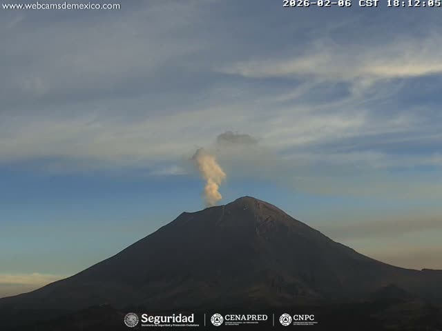 Volcán Popocatepetl Volcano from Centro Altzomoni - San Rafael,  Estado de México, Mexico
