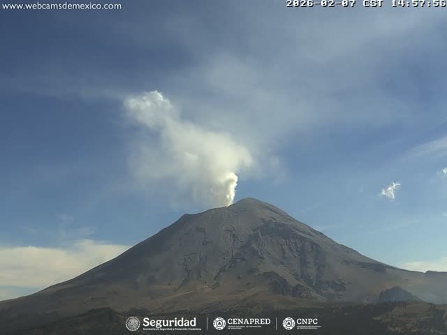 Volcán Popocatepetl Volcano from Centro Altzomoni - San Rafael,  Estado de México, Mexico