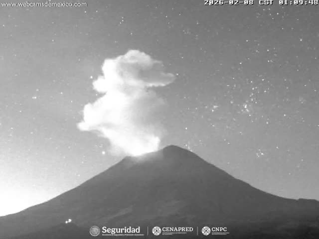 Volcán Popocatepetl Volcano from Centro Altzomoni - San Rafael,  Estado de México, Mexico