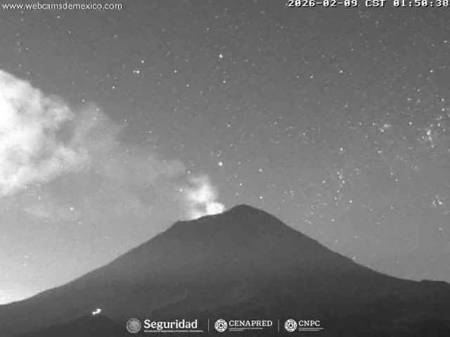 Volcán Popocatepetl Volcano from Centro Altzomoni - San Rafael,  Estado de México, Mexico