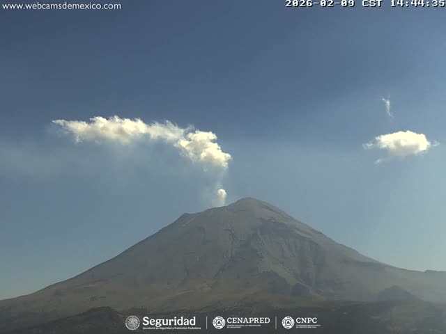 Volcán Popocatepetl Volcano from Centro Altzomoni - San Rafael,  Estado de México, Mexico