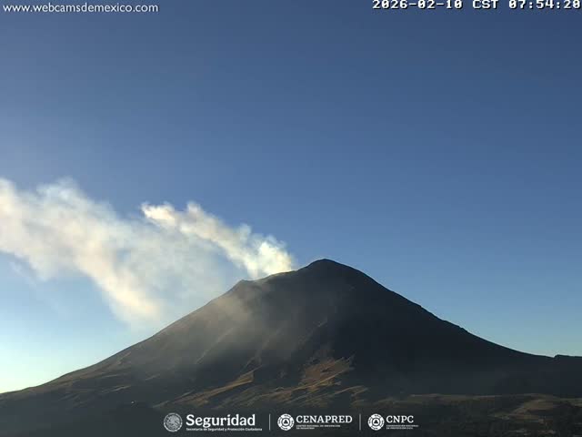 Volcán Popocatepetl Volcano from Centro Altzomoni - San Rafael,  Estado de México, Mexico