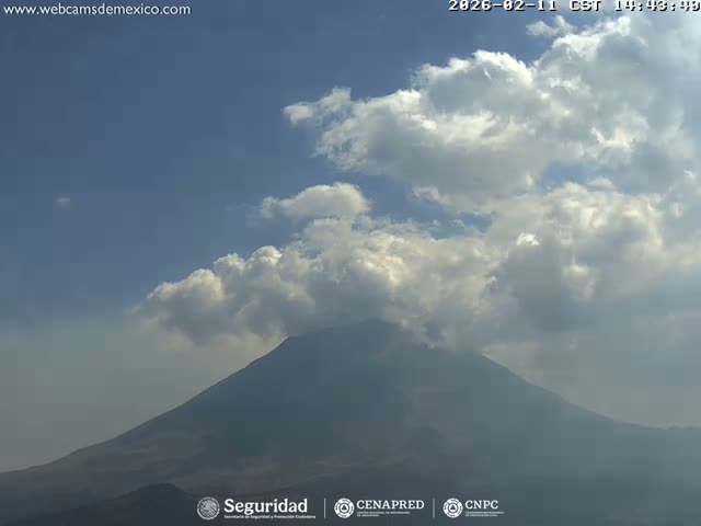 Volcán Popocatepetl Volcano from Centro Altzomoni - San Rafael,  Estado de México, Mexico
