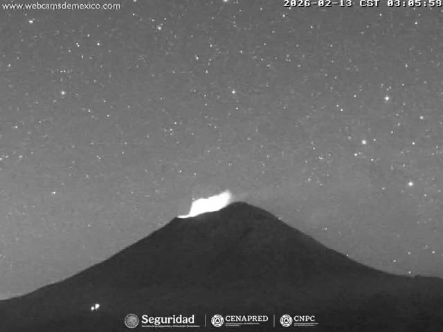 Volcán Popocatepetl Volcano from Centro Altzomoni - San Rafael,  Estado de México, Mexico