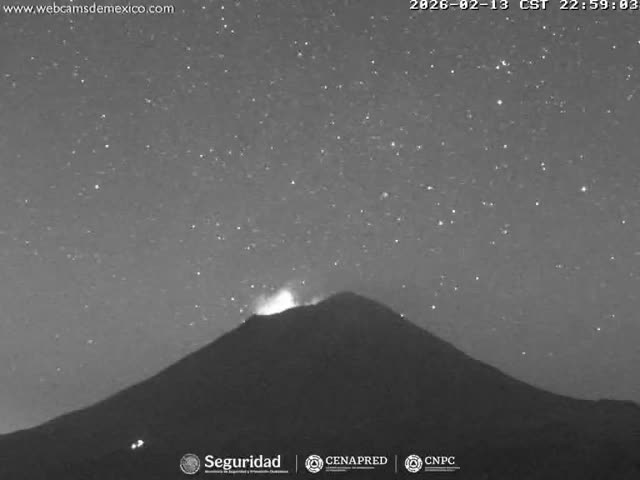 Volcán Popocatepetl Volcano from Centro Altzomoni - San Rafael,  Estado de México, Mexico