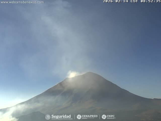 Volcán Popocatepetl Volcano from Centro Altzomoni - San Rafael,  Estado de México, Mexico