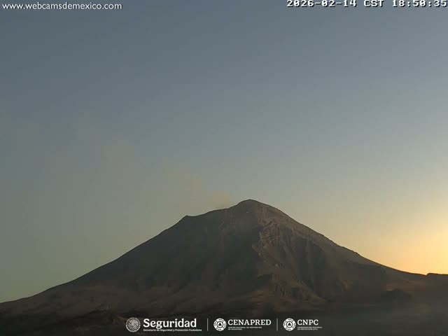 Volcán Popocatepetl Volcano from Centro Altzomoni - San Rafael,  Estado de México, Mexico
