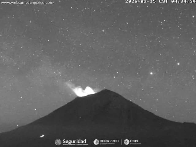 Volcán Popocatepetl Volcano from Centro Altzomoni - San Rafael,  Estado de México, Mexico