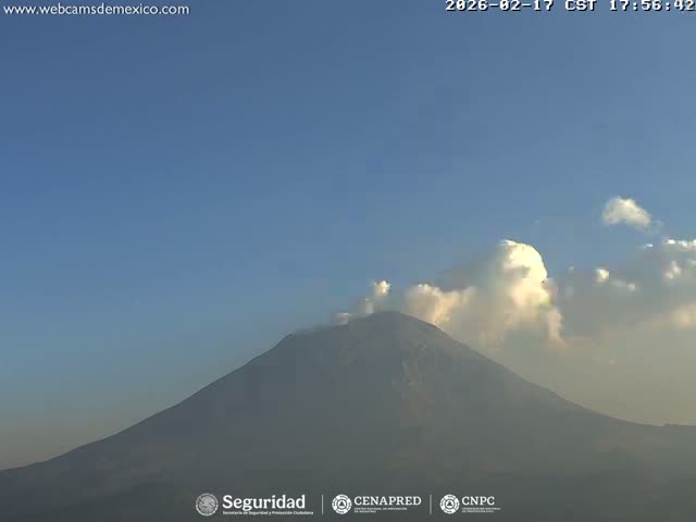 Volcán Popocatepetl Volcano from Centro Altzomoni - San Rafael,  Estado de México, Mexico