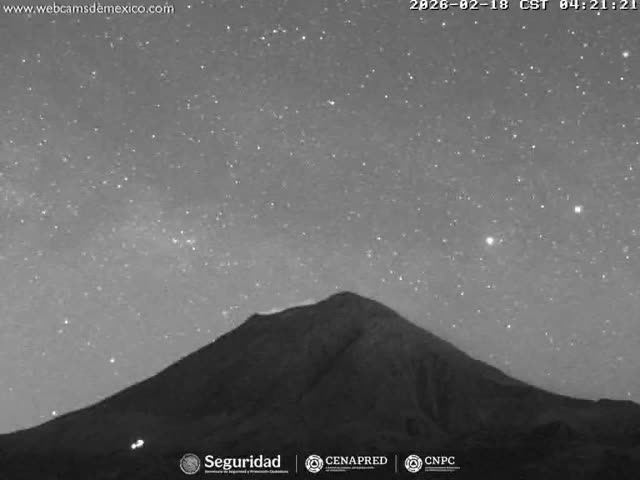 Volcán Popocatepetl Volcano from Centro Altzomoni - San Rafael,  Estado de México, Mexico