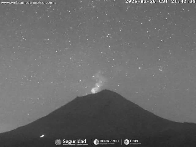 Volcán Popocatepetl Volcano from Centro Altzomoni - San Rafael,  Estado de México, Mexico