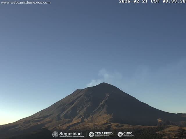 Volcán Popocatepetl Volcano from Centro Altzomoni - San Rafael,  Estado de México, Mexico