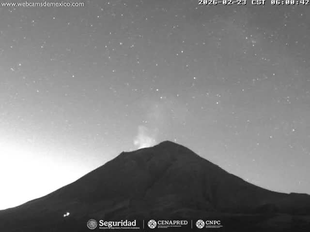 Volcán Popocatepetl Volcano from Centro Altzomoni - San Rafael,  Estado de México, Mexico