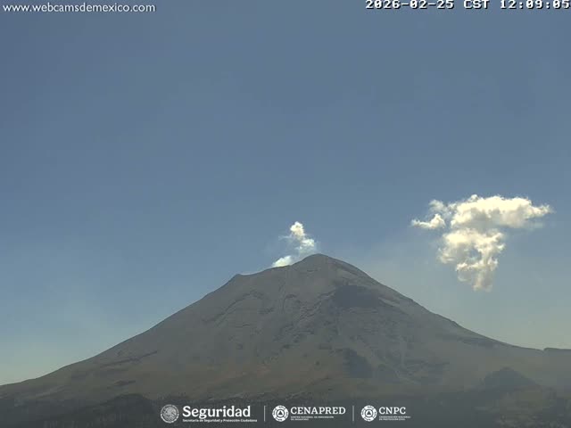 Volcán Popocatepetl Volcano from Centro Altzomoni - San Rafael,  Estado de México, Mexico