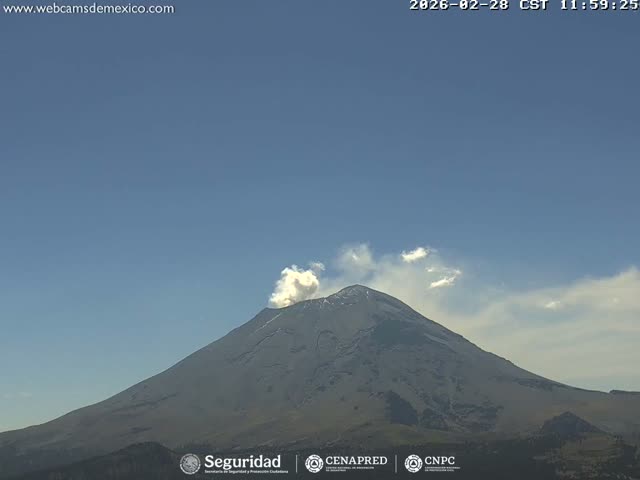 Volcán Popocatepetl Volcano from Centro Altzomoni - San Rafael,  Estado de México, Mexico