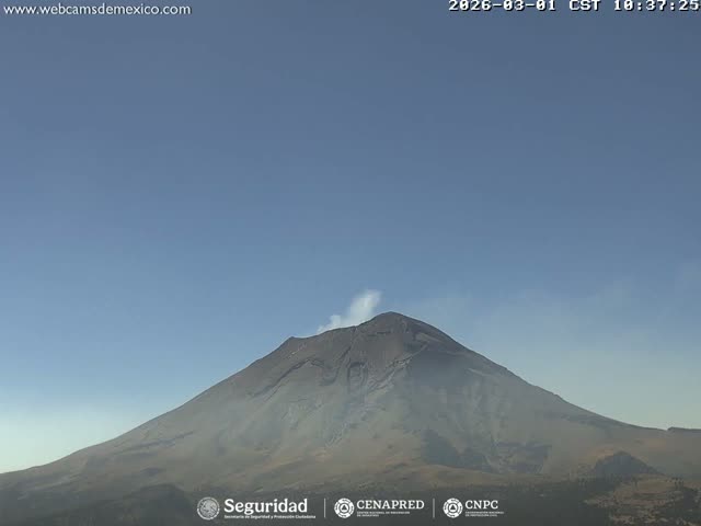 Volcán Popocatepetl Volcano from Centro Altzomoni - San Rafael,  Estado de México, Mexico