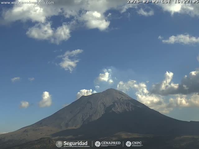 Volcán Popocatepetl Volcano from Centro Altzomoni - San Rafael,  Estado de México, Mexico