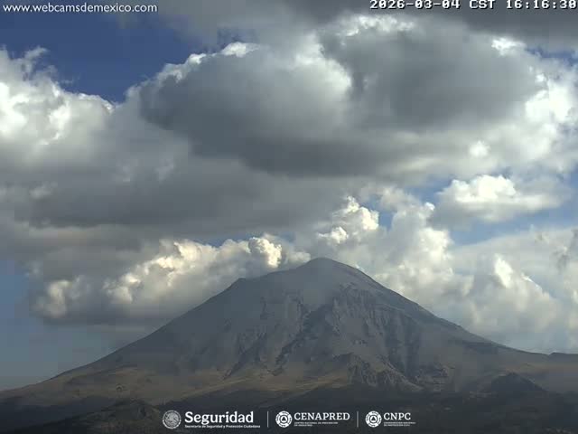 Volcán Popocatepetl Volcano from Centro Altzomoni - San Rafael,  Estado de México, Mexico