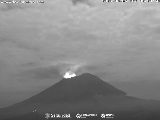 Volcán Popocatepetl Volcano from Centro Altzomoni - San Rafael,  Estado de México, Mexico
