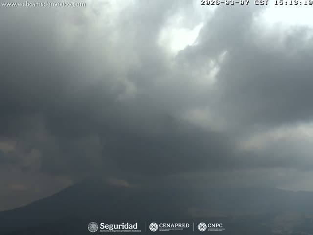 Volcán Popocatepetl Volcano from Centro Altzomoni - San Rafael,  Estado de México, Mexico