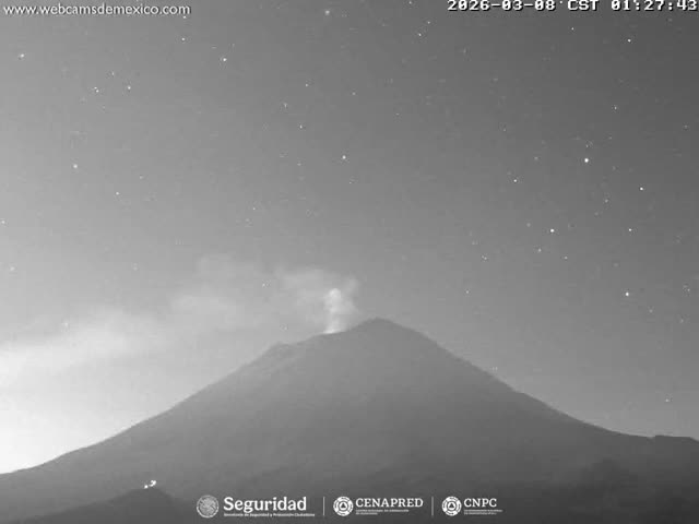 Volcán Popocatepetl Volcano from Centro Altzomoni - San Rafael,  Estado de México, Mexico