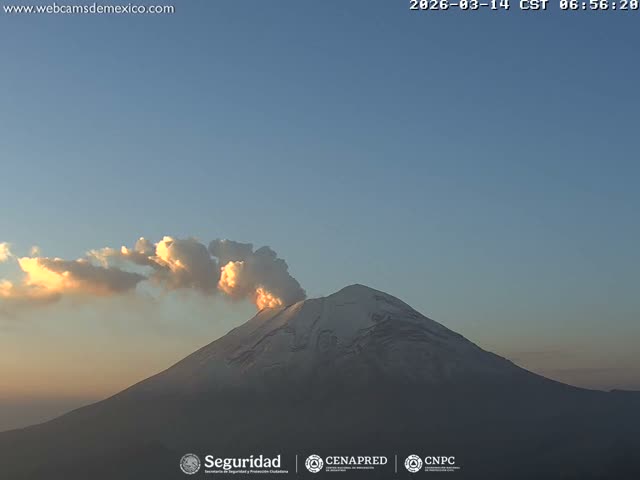Volcán Popocatepetl Volcano from Centro Altzomoni - San Rafael,  Estado de México, Mexico