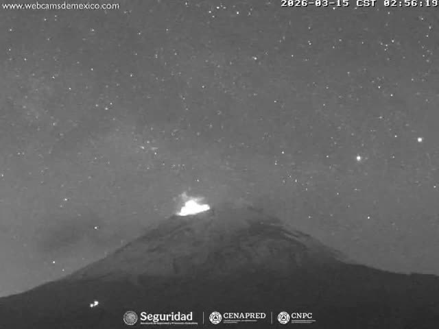 Volcán Popocatepetl Volcano from Centro Altzomoni - San Rafael,  Estado de México, Mexico