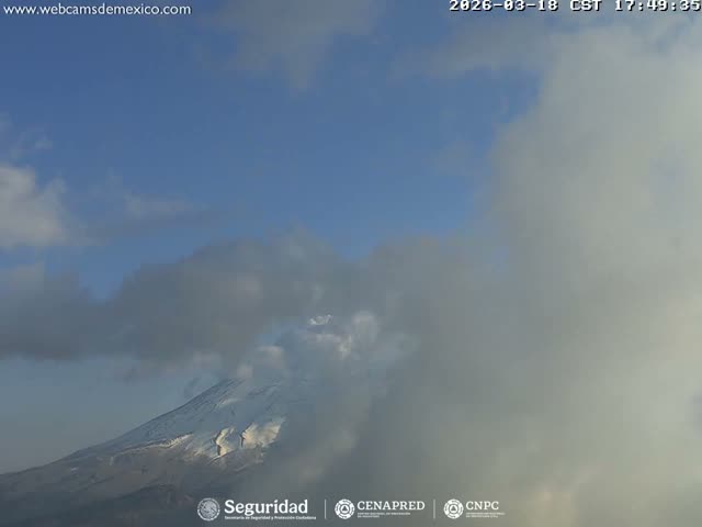 Volcán Popocatepetl Volcano from Centro Altzomoni - San Rafael,  Estado de México, Mexico