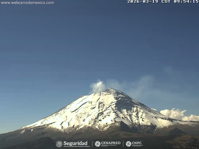 Volcán Popocatepetl Volcano from Centro Altzomoni - San Rafael,  Estado de México, Mexico