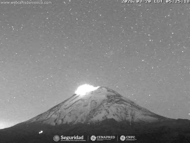 Volcán Popocatepetl Volcano from Centro Altzomoni - San Rafael,  Estado de México, Mexico