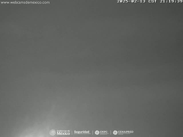 A dark gray, overcast nighttime scene is visible.