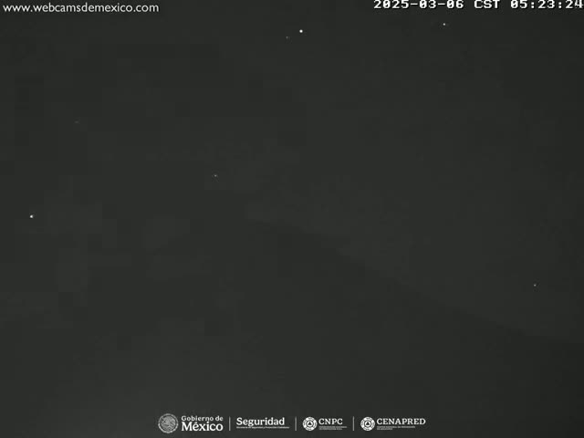 A dark, night sky is visible, showing a few faint stars.