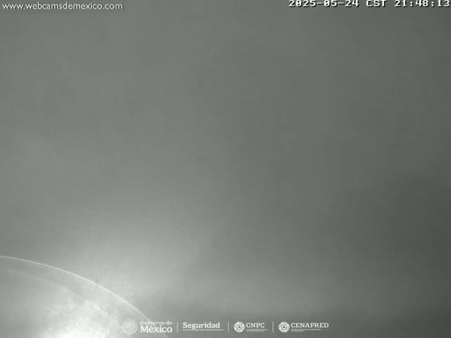 Volcán Popocatepetl Volcano Live Cam  - Tianguismanalco,  Puebla, Mexico