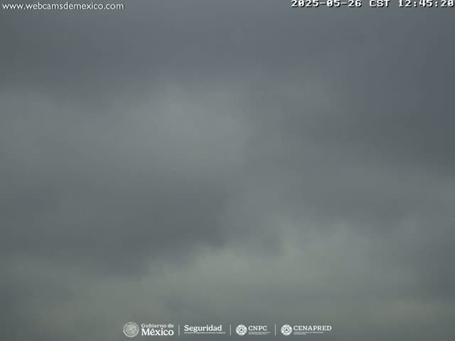 Volcán Popocatepetl Volcano Live Cam  - Tianguismanalco,  Puebla, Mexico