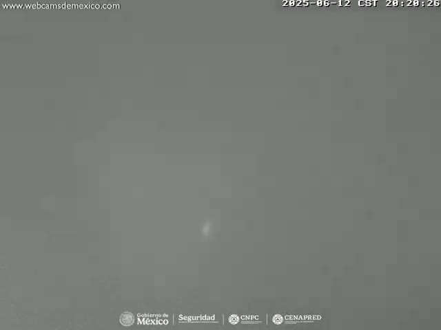 Volcán Popocatepetl Volcano Live Cam  - Tianguismanalco,  Puebla, Mexico