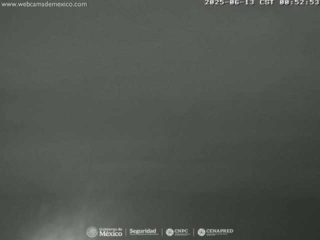 Volcán Popocatepetl Volcano Live Cam  - Tianguismanalco,  Puebla, Mexico