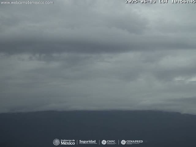 Volcán Popocatepetl Volcano Live Cam  - Tianguismanalco,  Puebla, Mexico