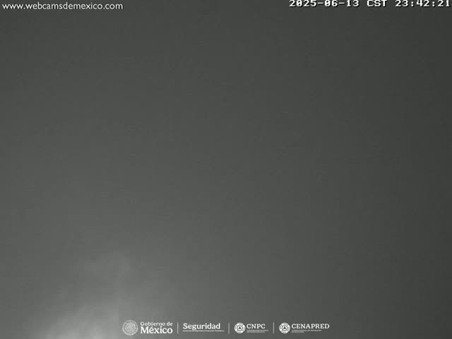 Volcán Popocatepetl Volcano Live Cam  - Tianguismanalco,  Puebla, Mexico