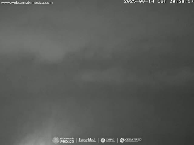 Volcán Popocatepetl Volcano Live Cam  - Tianguismanalco,  Puebla, Mexico