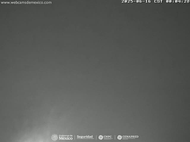 Volcán Popocatepetl Volcano Live Cam  - Tianguismanalco,  Puebla, Mexico