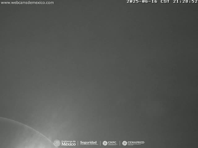 Volcán Popocatepetl Volcano Live Cam  - Tianguismanalco,  Puebla, Mexico