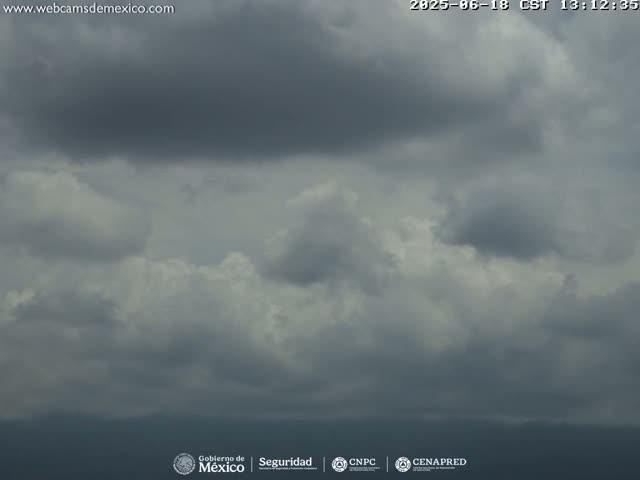 Volcán Popocatepetl Volcano Live Cam  - Tianguismanalco,  Puebla, Mexico