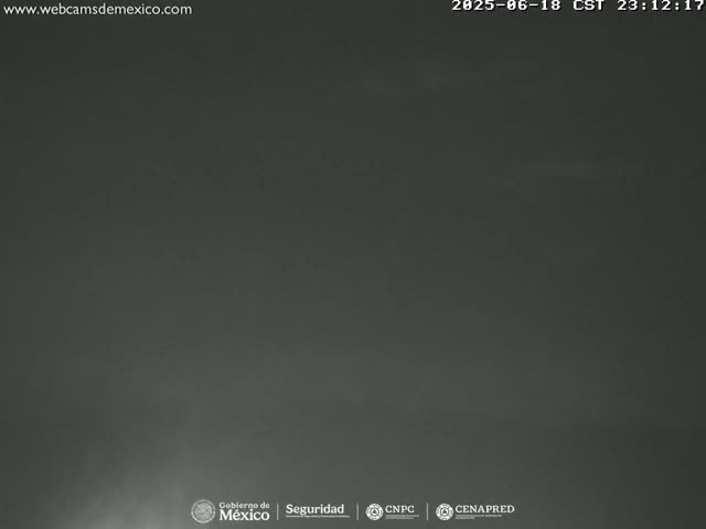 Volcán Popocatepetl Volcano Live Cam  - Tianguismanalco,  Puebla, Mexico
